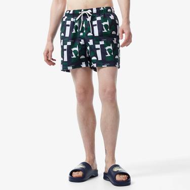  Lacoste Erkek Yeşil Mayo Şort