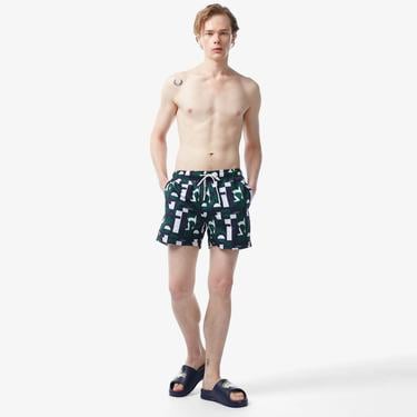  Lacoste Erkek Yeşil Mayo Şort