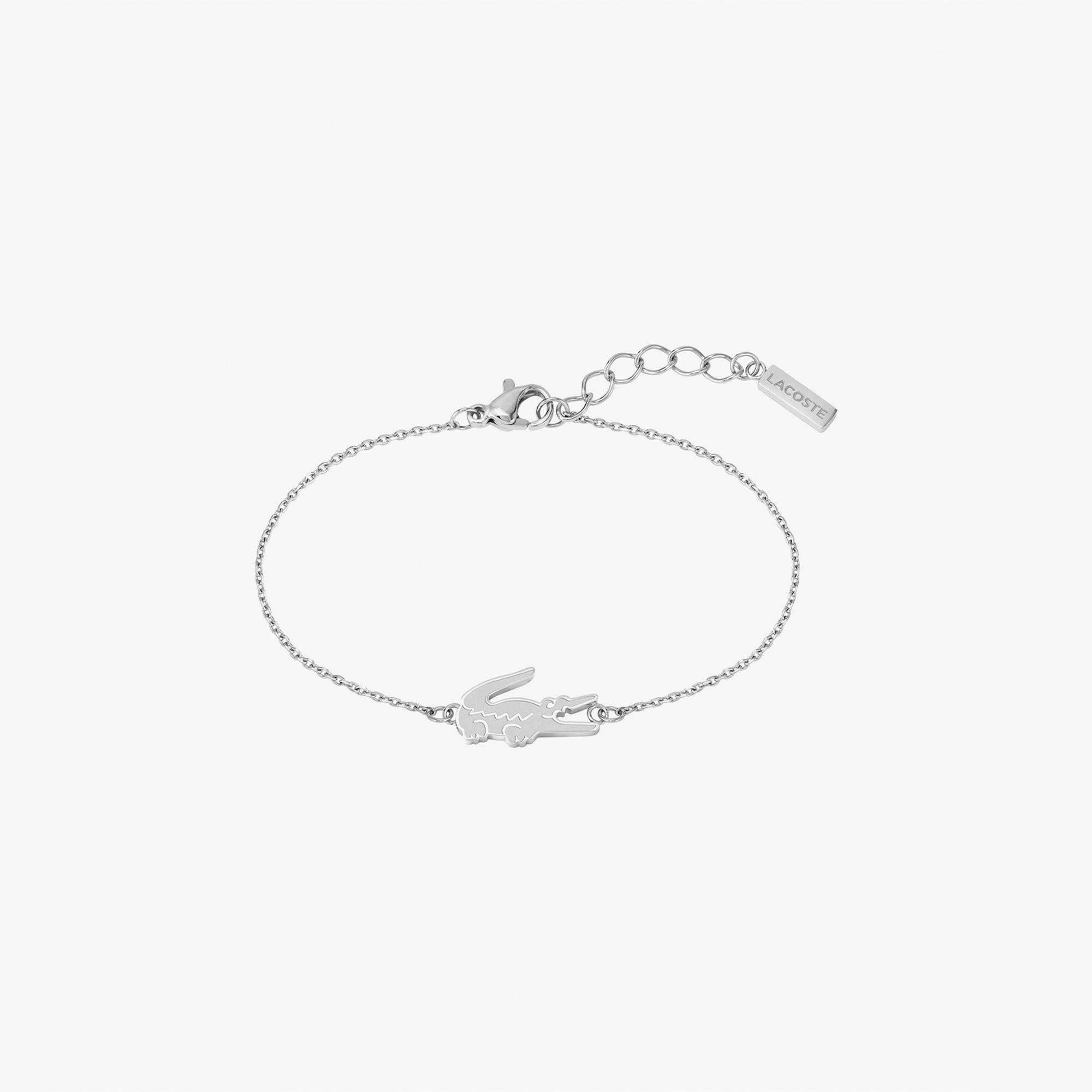 Lacoste Crocodile Kadın Gri Bileklik