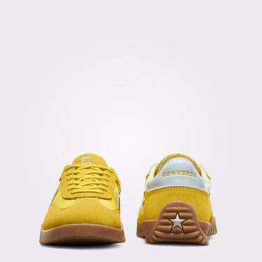  Converse Run Star Trainer Unisex Sarı Süet Sneaker