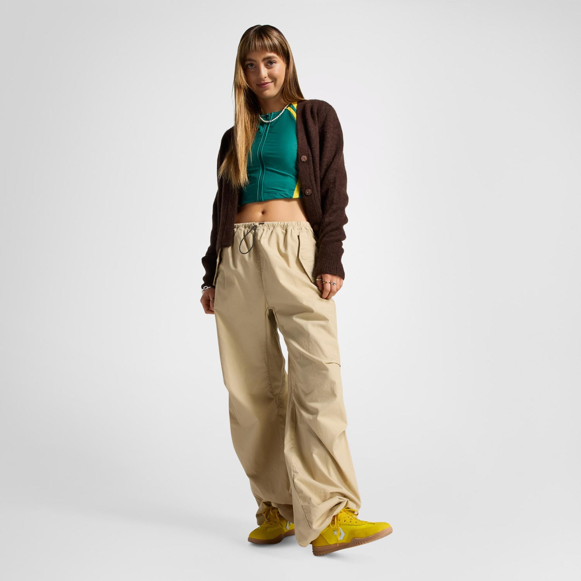 Converse Run Star Trainer Unisex Sarı Süet Sneaker