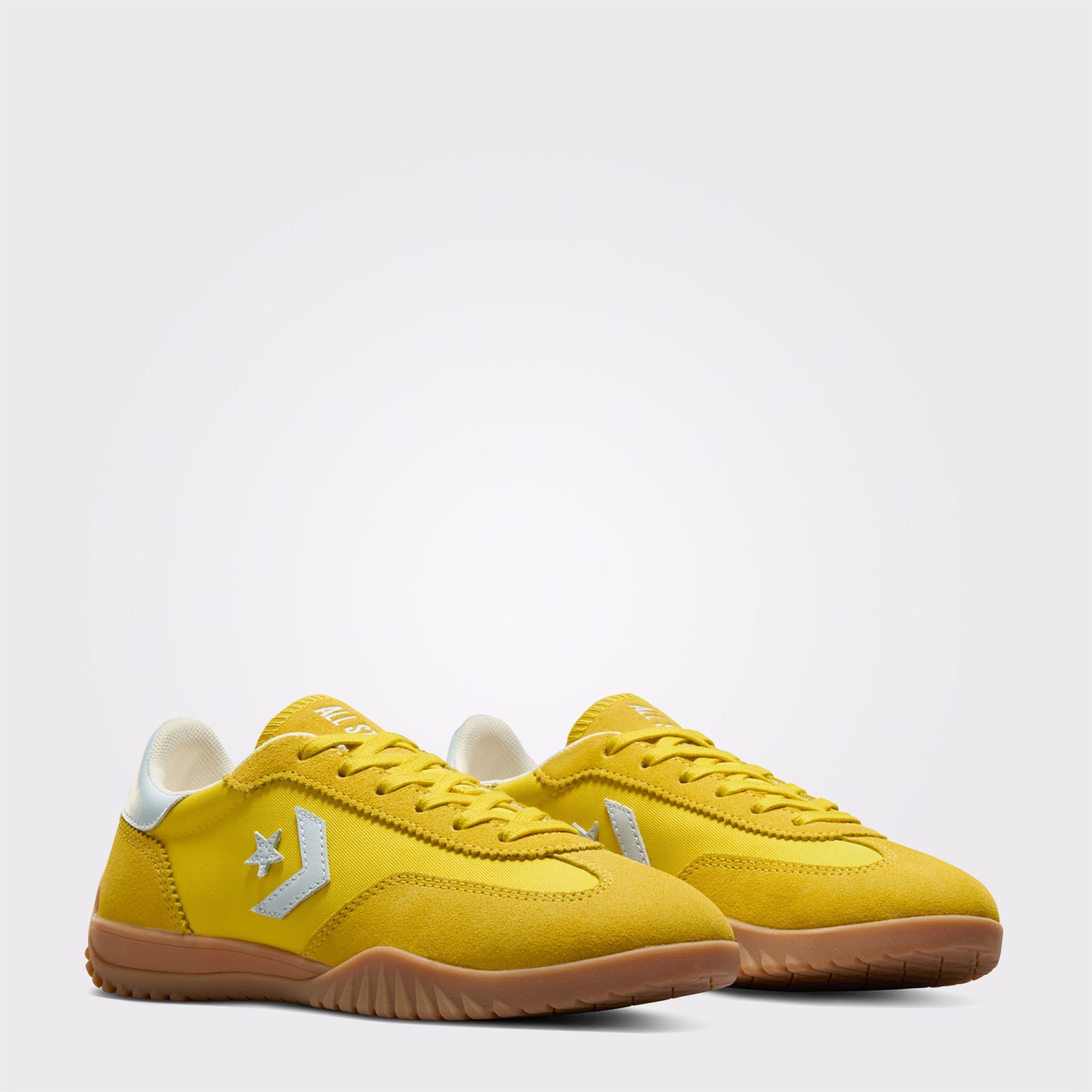 Converse Run Star Trainer Unisex Sarı Süet Sneaker