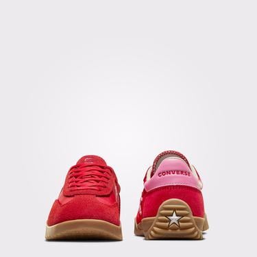  Converse Run Star Trainer Unisex Kırmızı Süet Sneaker