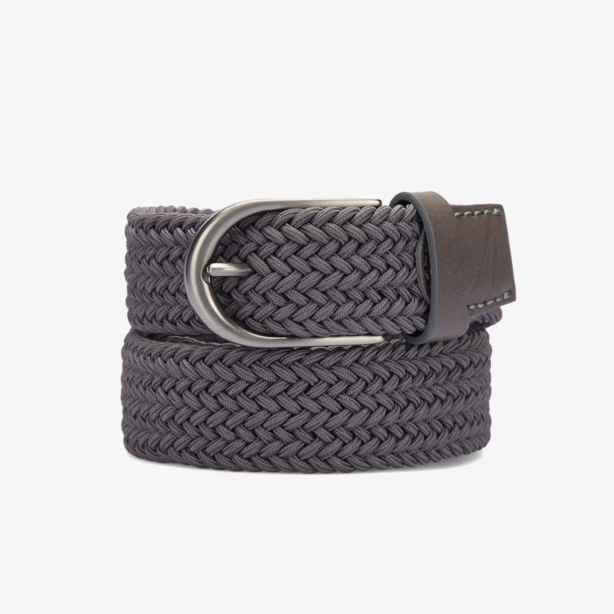 Nautica Erkek Gri Örgü Kemer