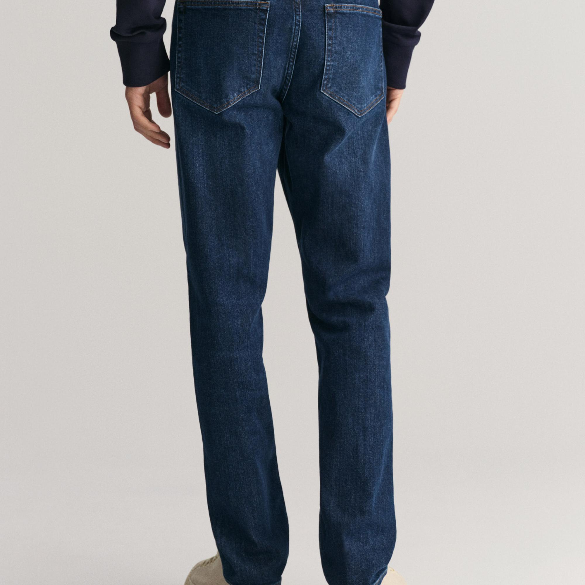 GANT Erkek Lacivert Regular Fit Jean