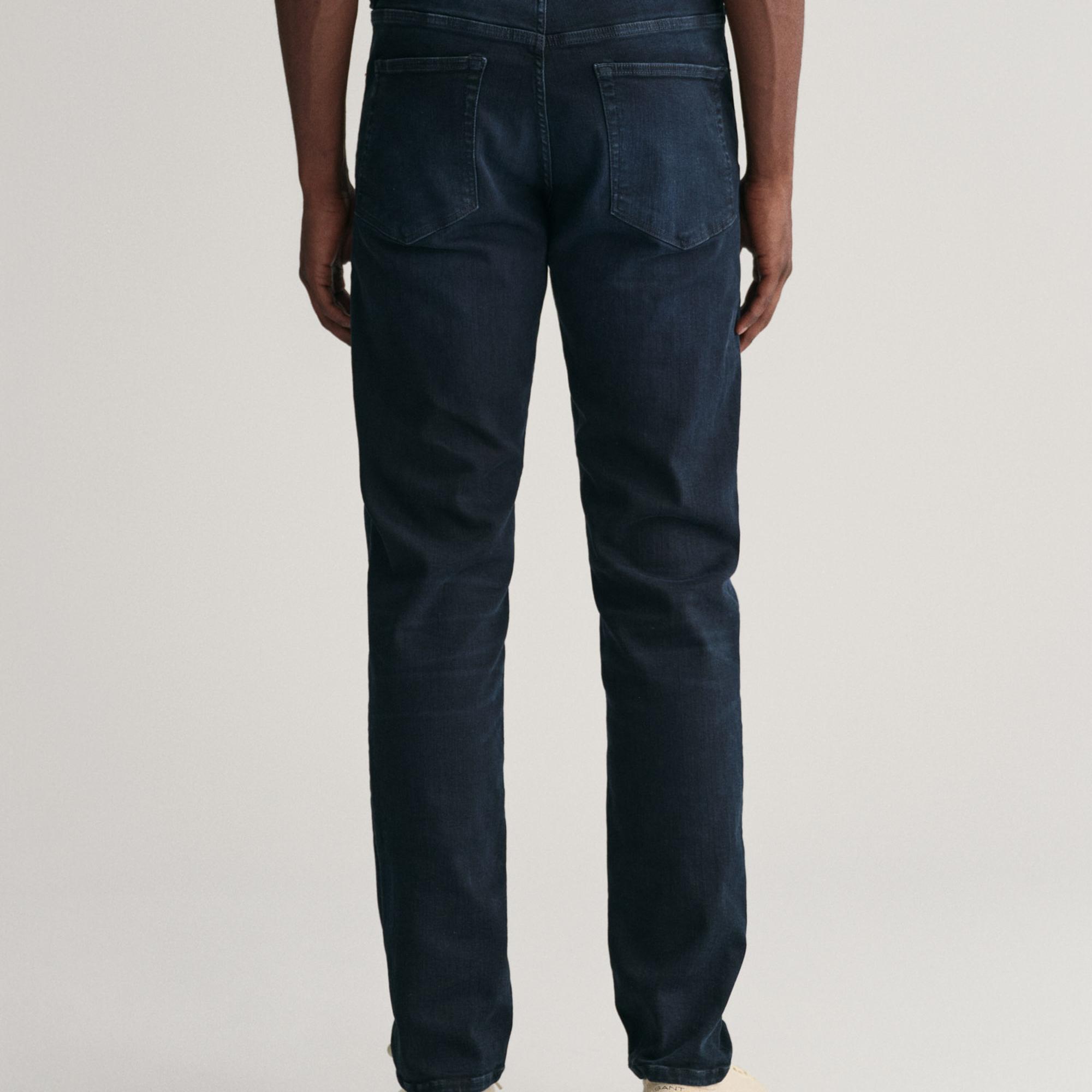 GANT Erkek Lacivert Extra Slim Fit Active Recover Jean