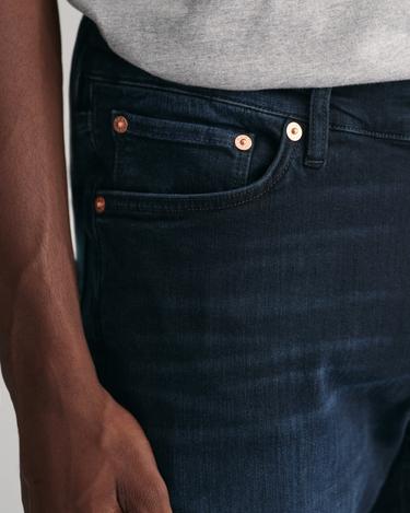  GANT Erkek Lacivert Extra Slim Fit Active Recover Jean