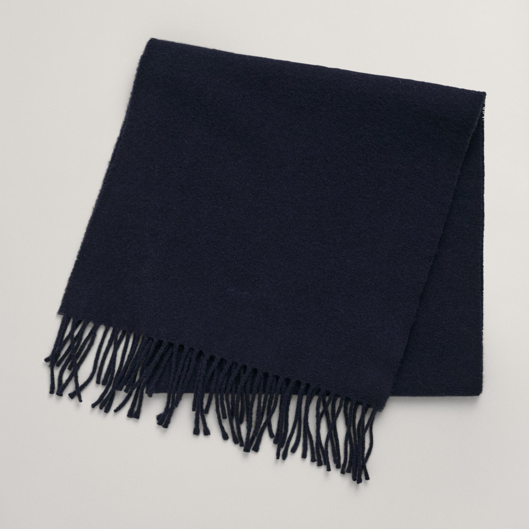 GANT Unisex Lacivert Logolu Atkı