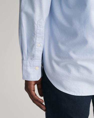  GANT Erkek Mavi Regular Fit Düğmeli Yaka Oxford Gömlek