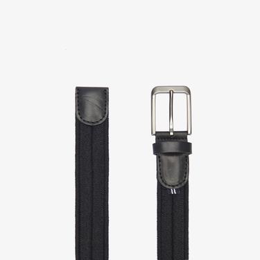  Nautica Erkek Siyah Desenli Kemer