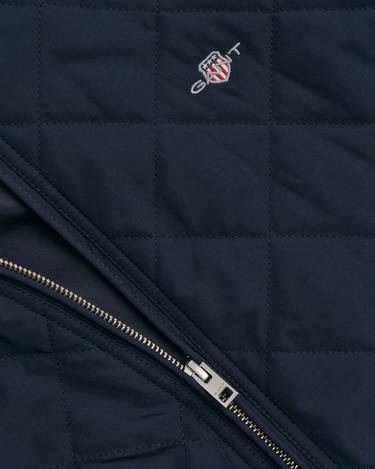  GANT Erkek Lacivert Dik Yaka Kapitone Rüzgarlık