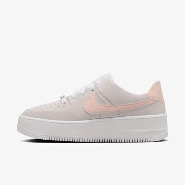  Nike Air Force 1 Sage Low Kadın Krem Rengi Spor Ayakkabı