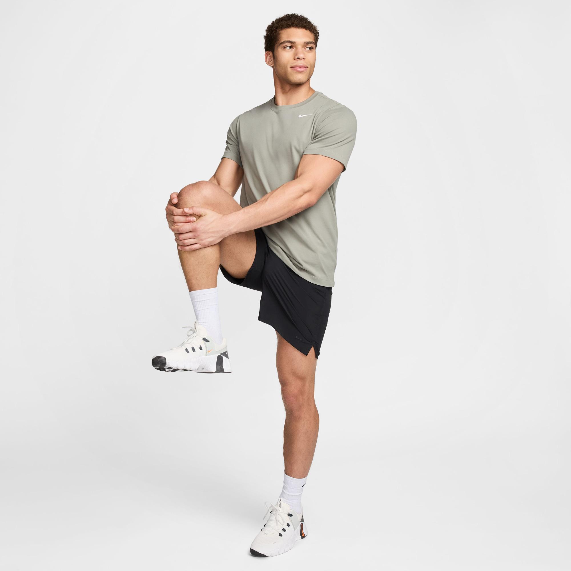 Nike Dri-Fit Crew Solid Erkek Antrasit T-Shirt