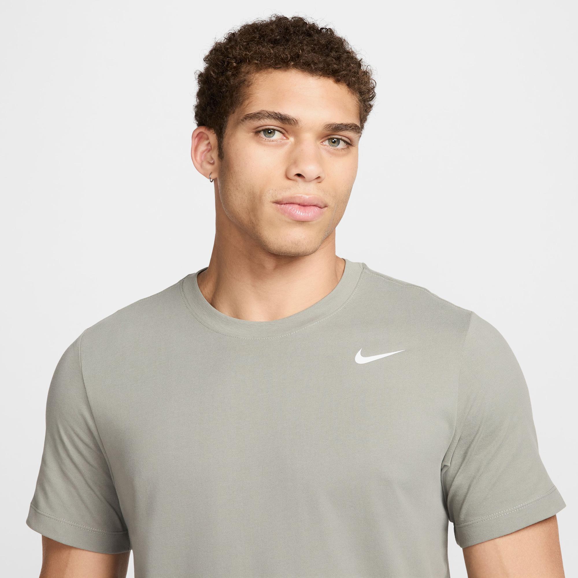 Nike Dri-Fit Crew Solid Erkek Antrasit T-Shirt