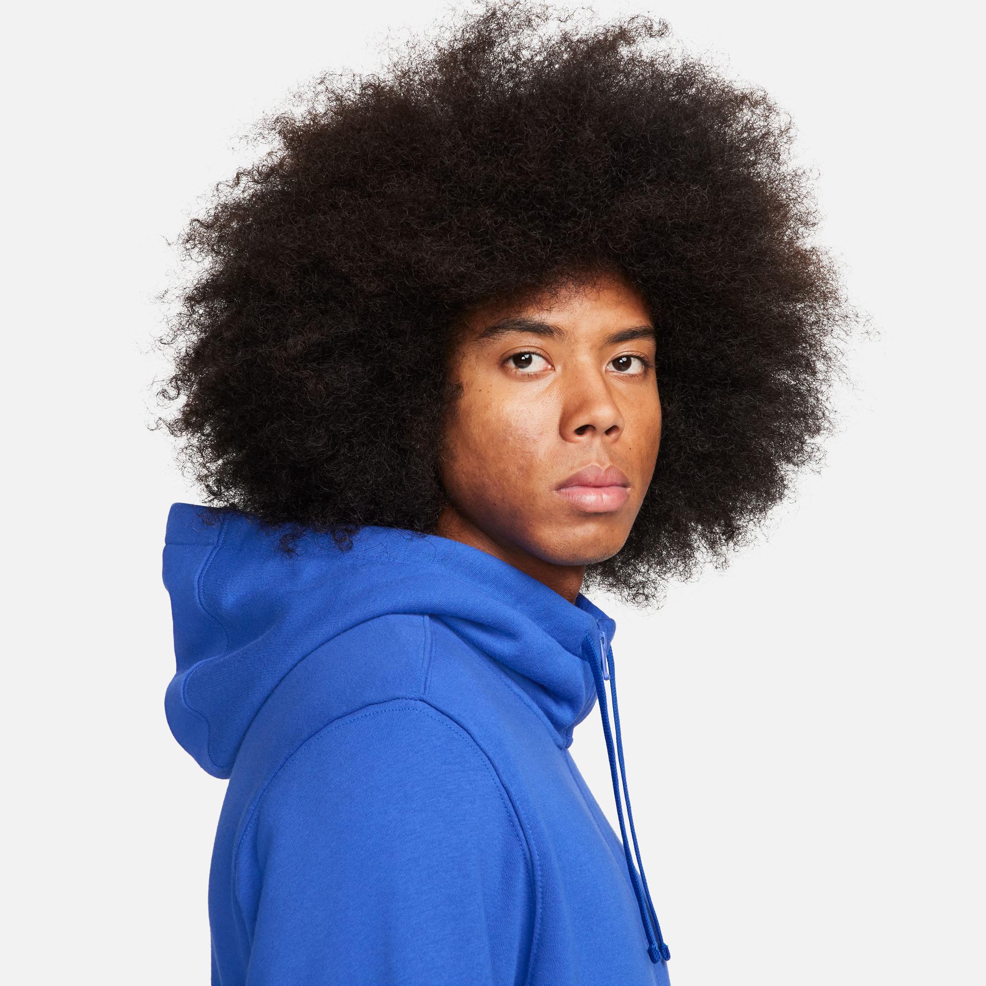Nike Sportswear Club Fleece Erkek Mavi Sweatshirt