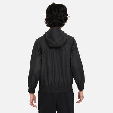  Nike Sportswear Repel Windrunner Çocuk Siyah Yağmurluk
