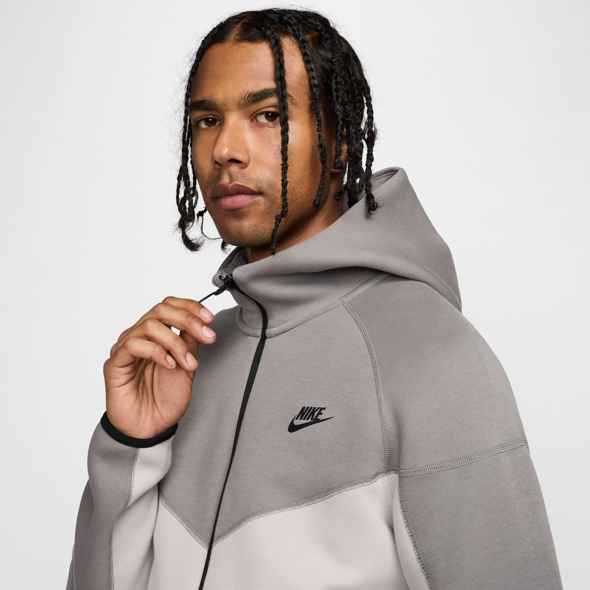 Nike Tech Fleece Erkek Gri Sweatshirt