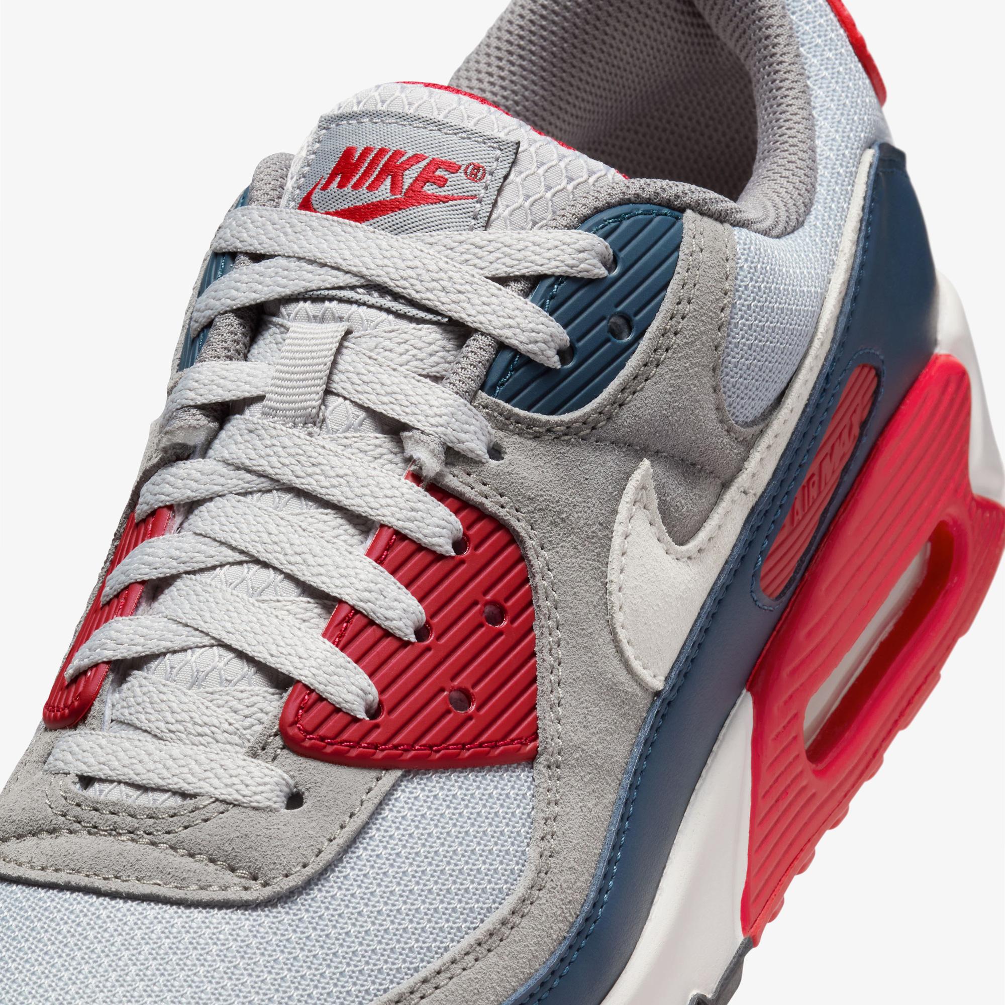 Nike Air Max 90 Erkek Gri Spor Ayakkabı