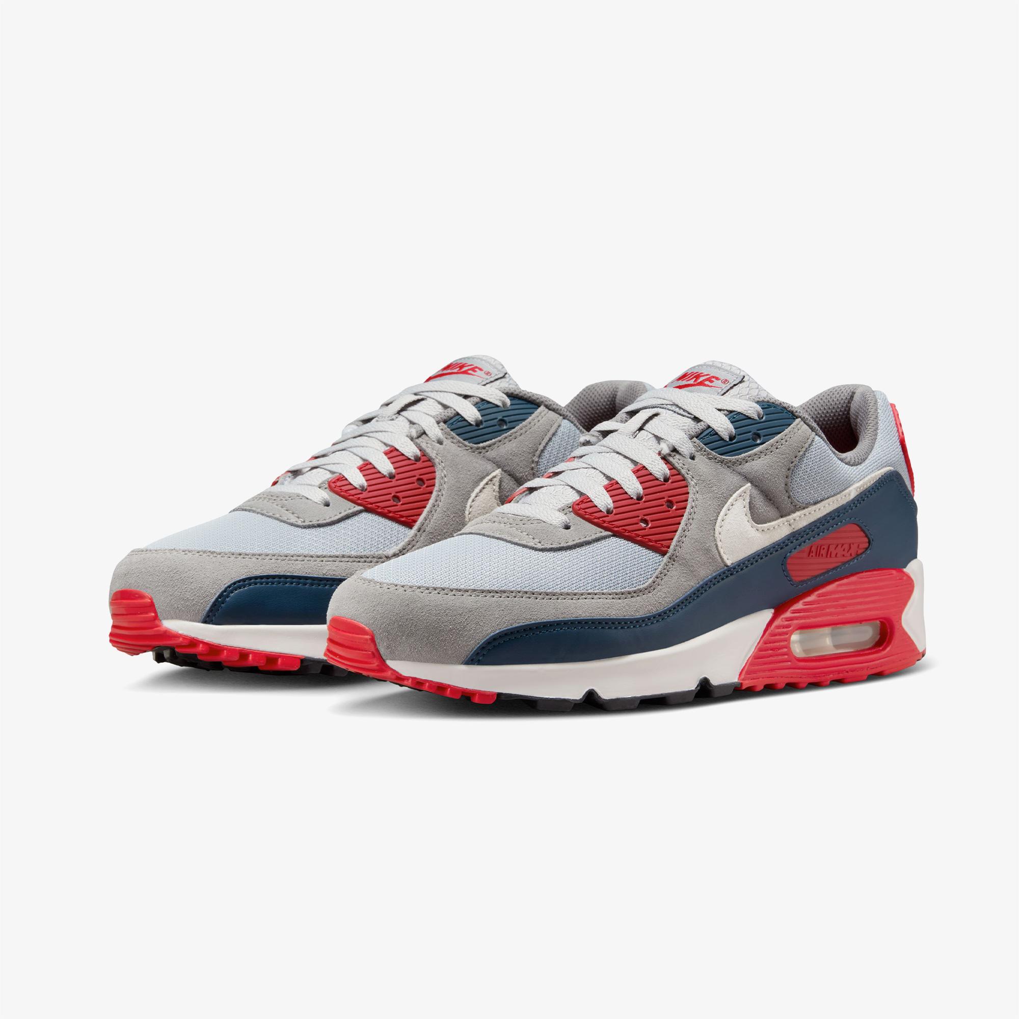 Nike Air Max 90 Erkek Gri Spor Ayakkabı