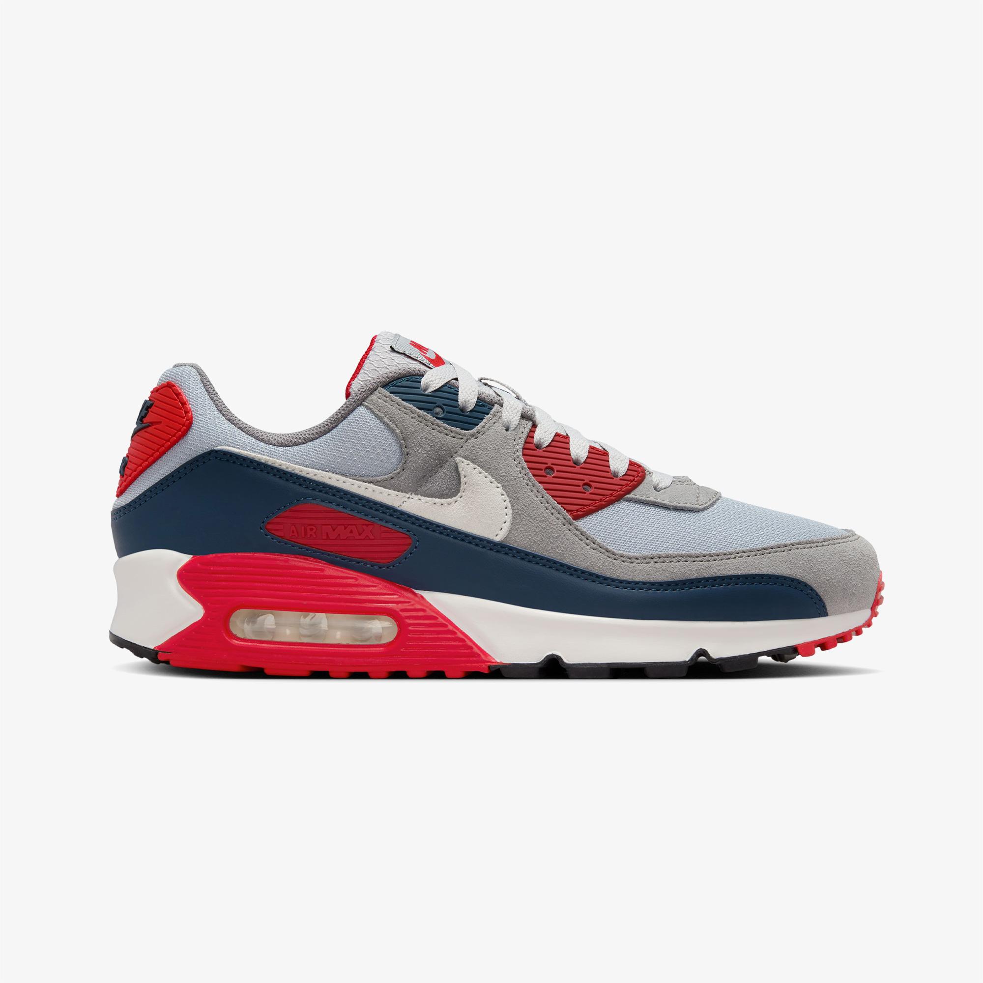 Nike Air Max 90 Erkek Gri Spor Ayakkabı