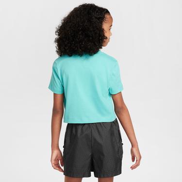  Nike Sportswear Futura Çocuk Yeşil Crop T-Shirt