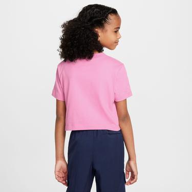  Nike Sportswear Futura Çocuk Pembe Crop T-Shirt