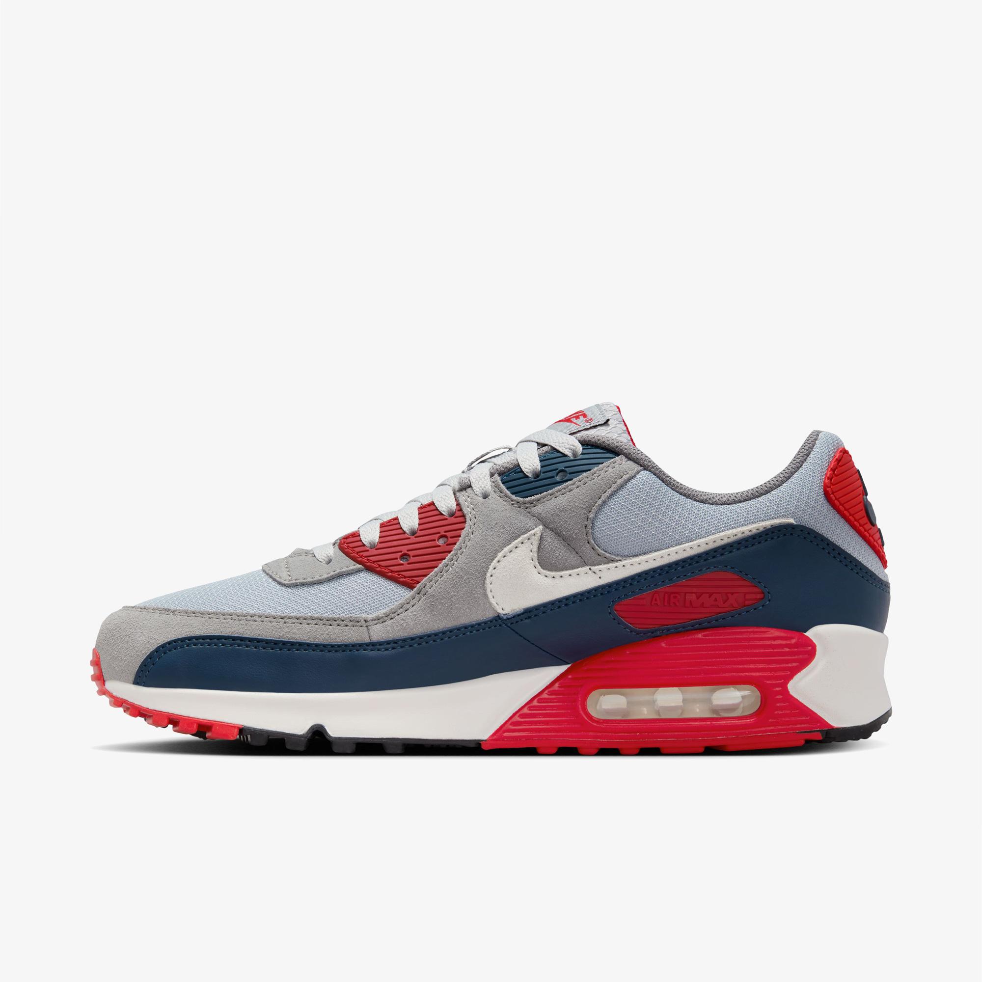 Nike Air Max 90 Erkek Gri Spor Ayakkabı