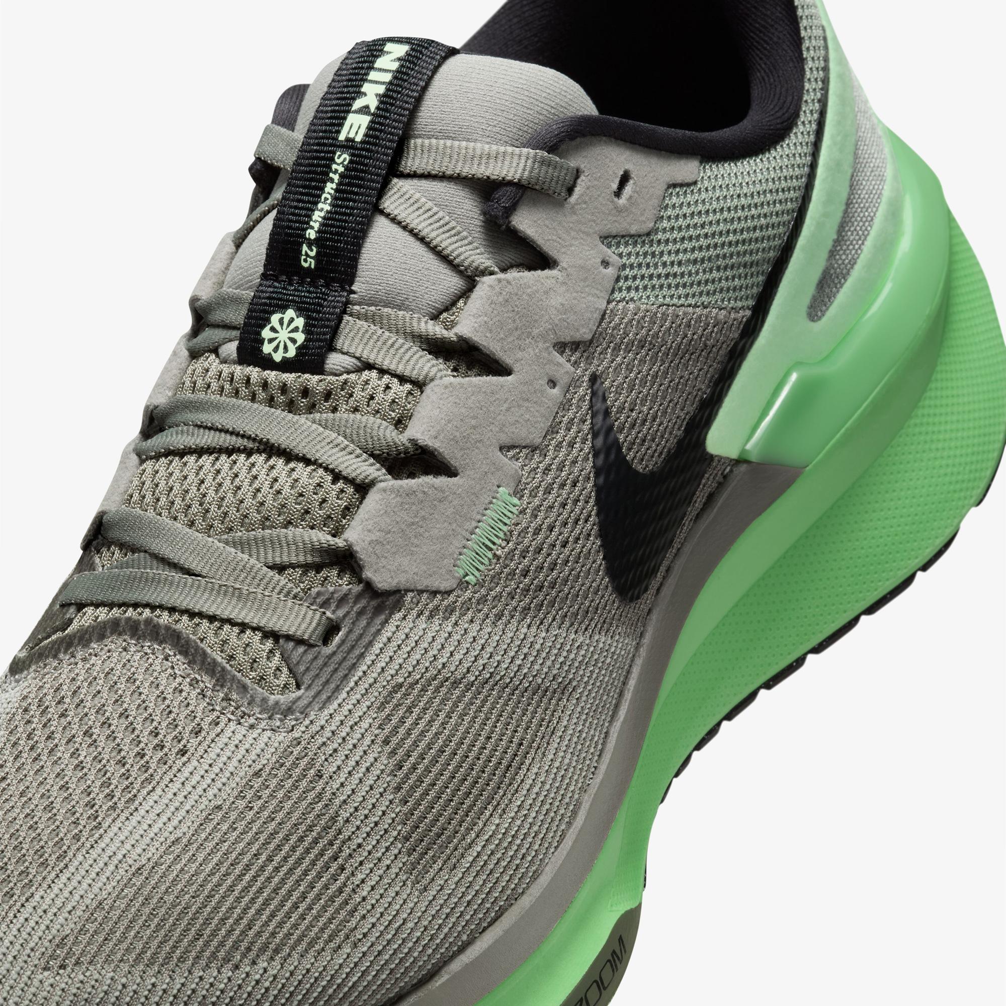 Nike Air Zoom Structure 25 Erkek Antrasit Koşu Ayakkabısı