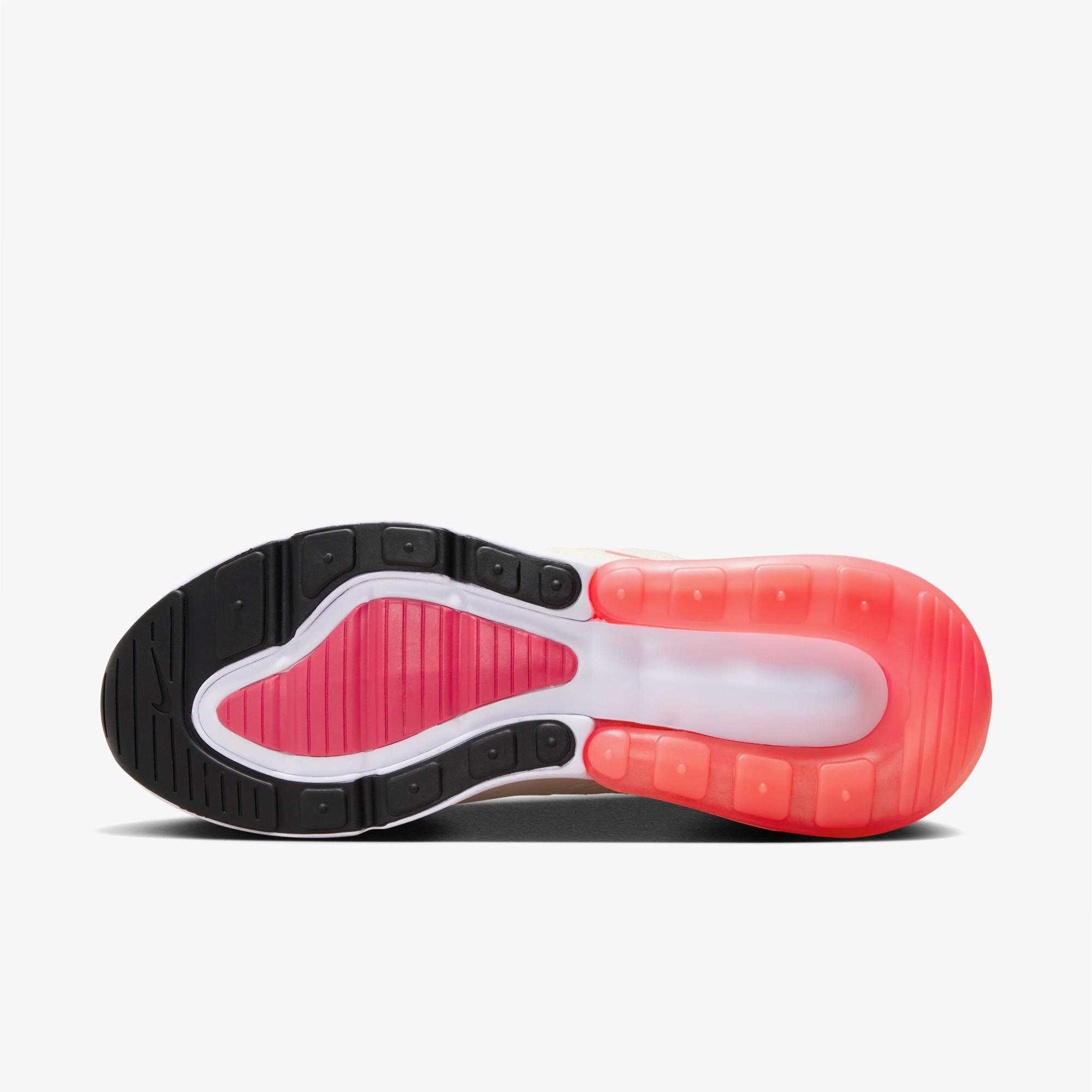 Nike Air Max 270 Kadın Krem Rengi Spor Ayakkabı