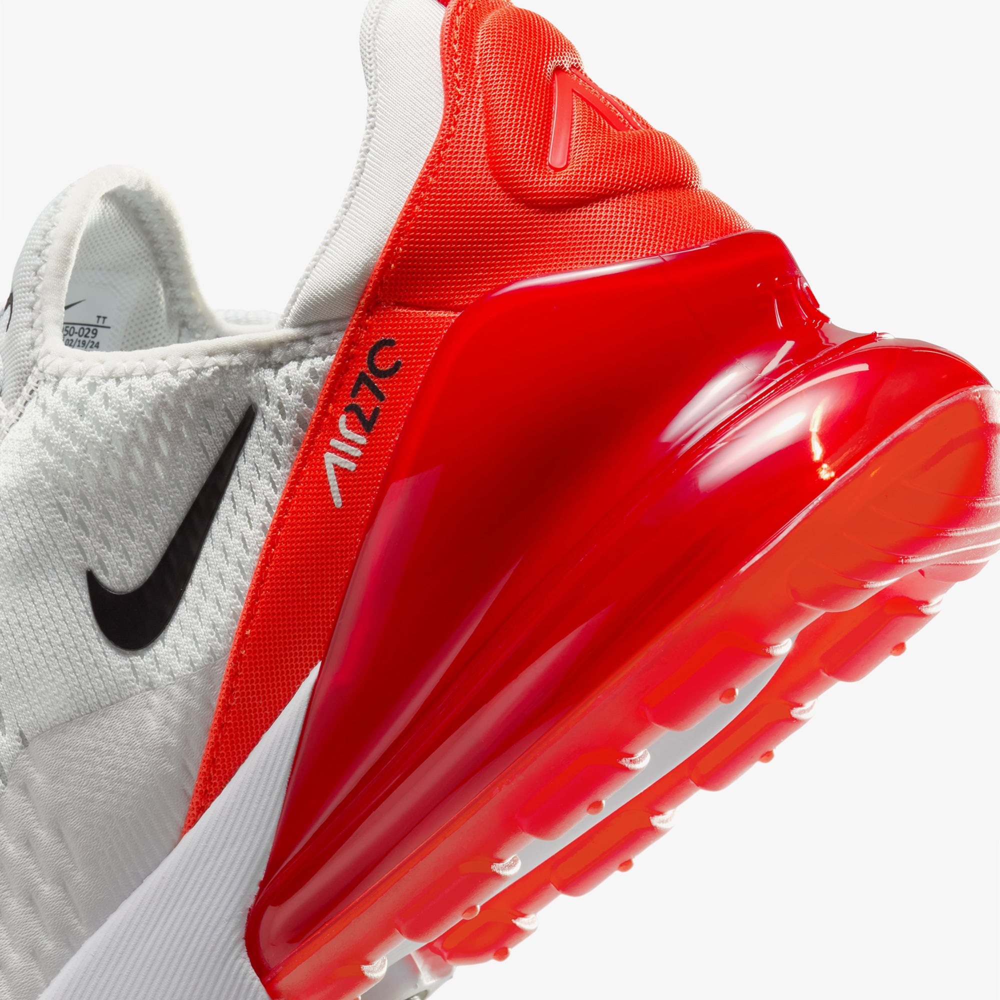 Nike Air Max 270 Erkek Beyaz/ Kırmızı Spor Ayakkabı - Görsel 9