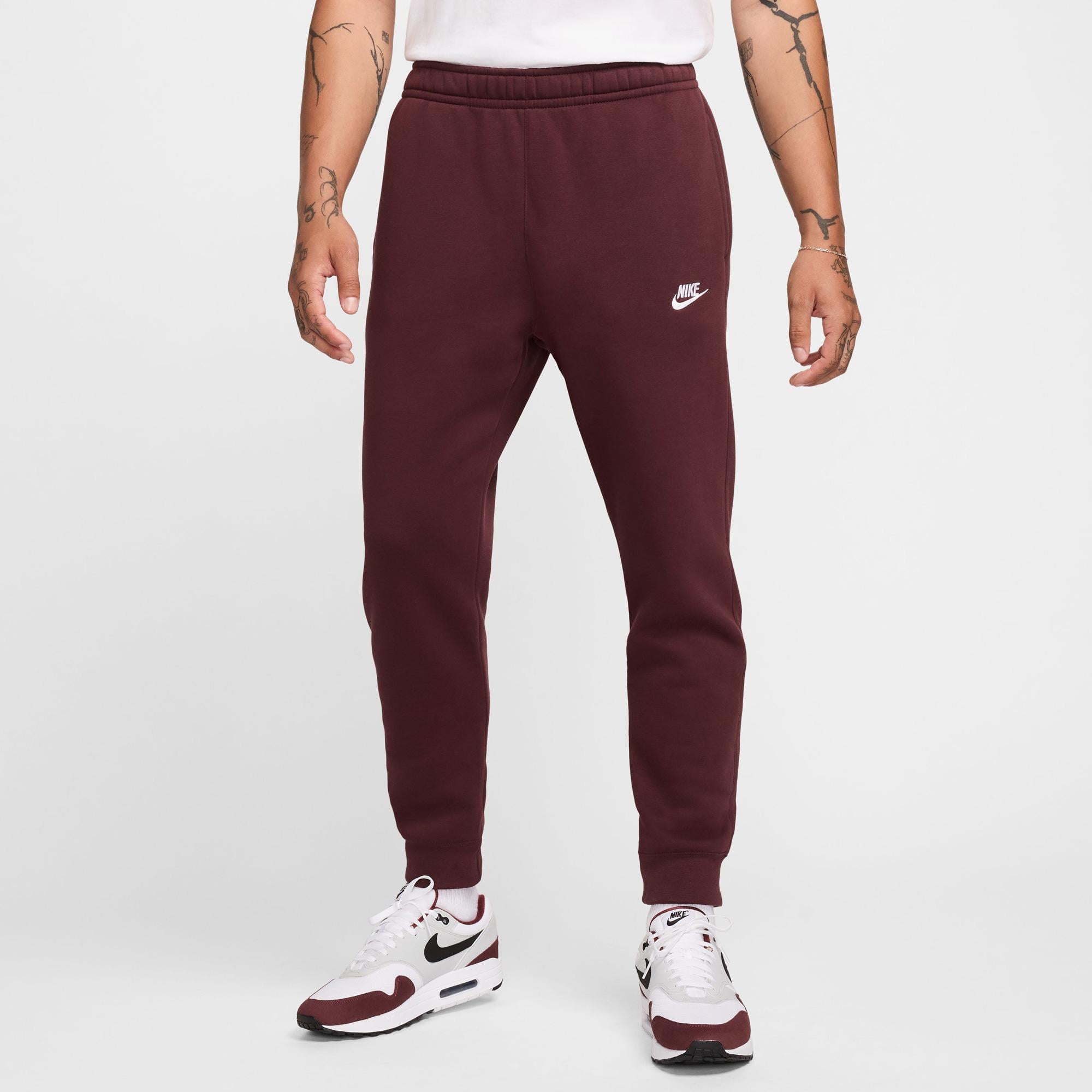 Nike Sportswear Club Fleece Erkek Bordo Eşofman Altı