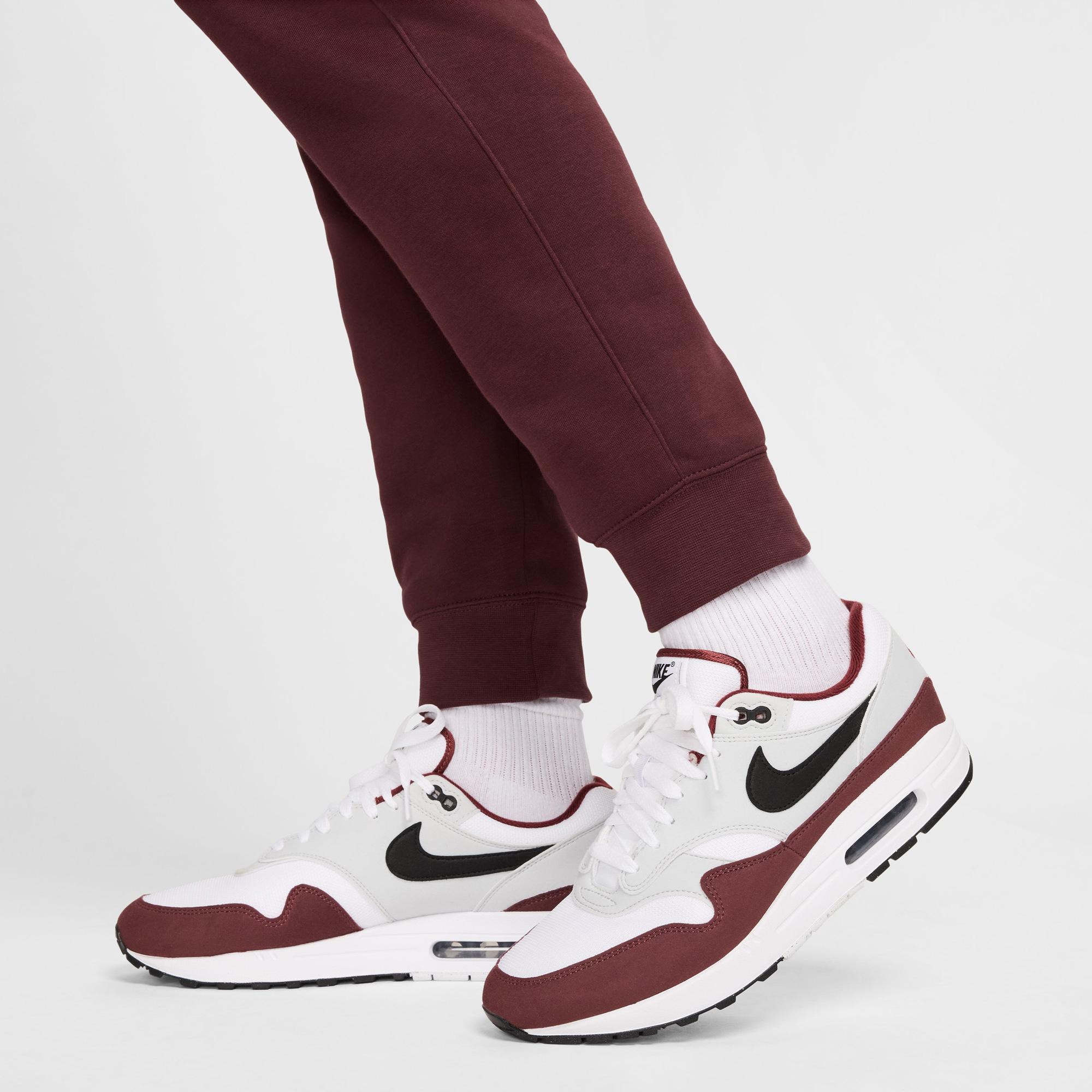 Nike Sportswear Club Fleece Erkek Bordo Eşofman Altı