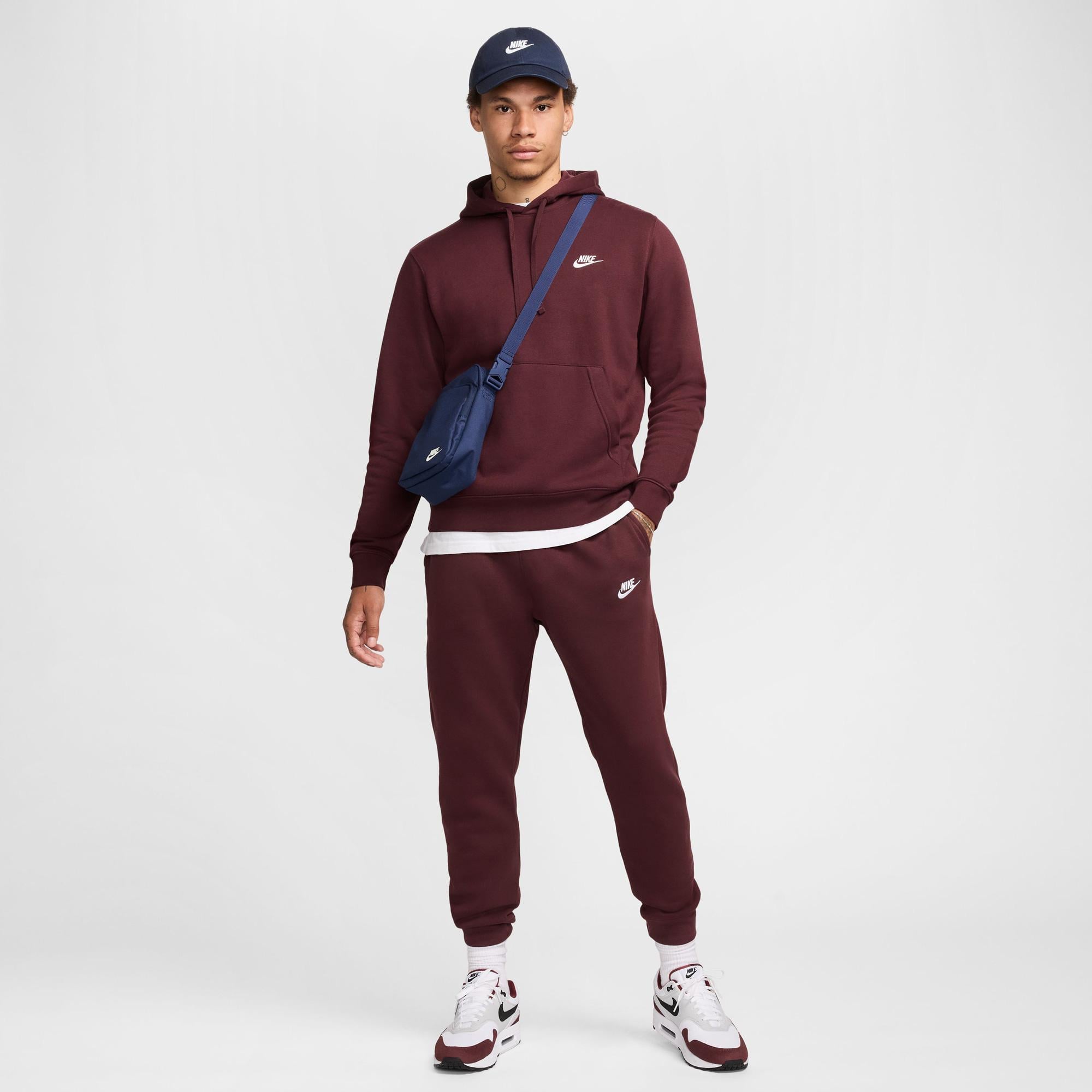 Nike Sportswear Club Fleece Erkek Bordo Eşofman Altı