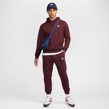  Nike Sportswear Club Fleece Erkek Bordo Eşofman Altı