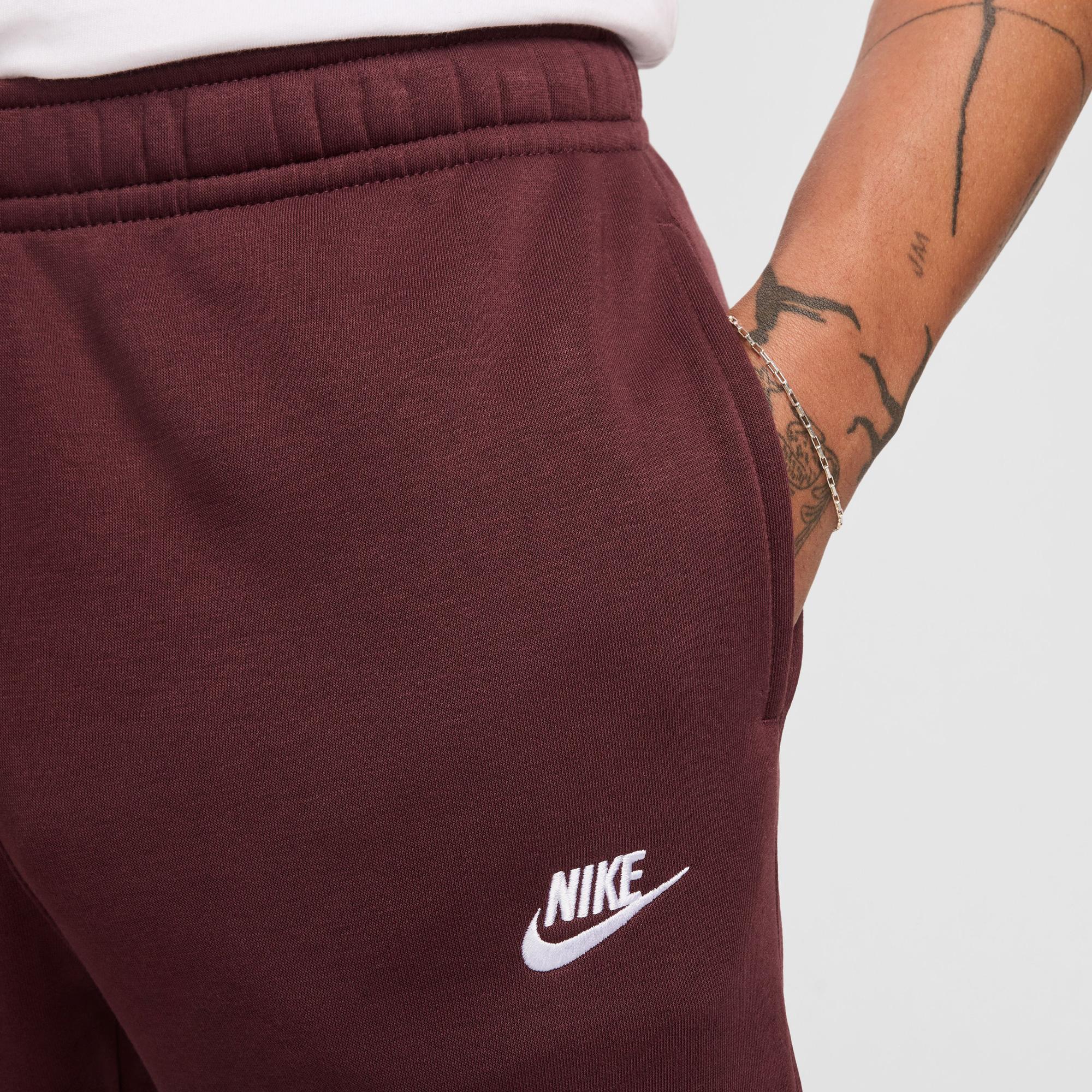 Nike Sportswear Club Fleece Erkek Bordo Eşofman Altı