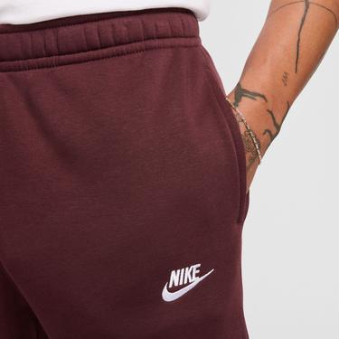 Nike Sportswear Club Fleece Erkek Bordo Eşofman Altı