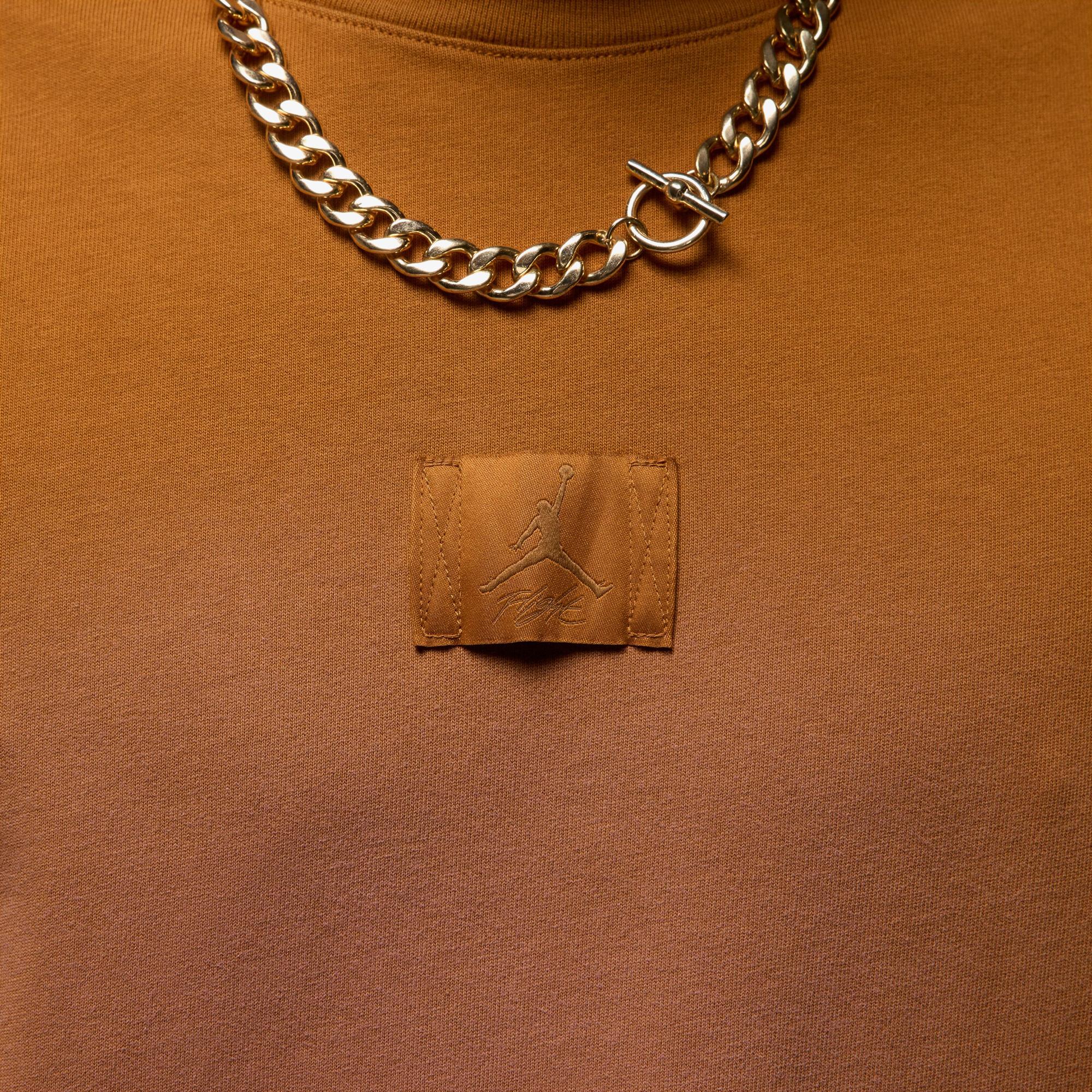 Jordan Flight Essentials 85 Washed Erkek Kahverengi T-Shirt