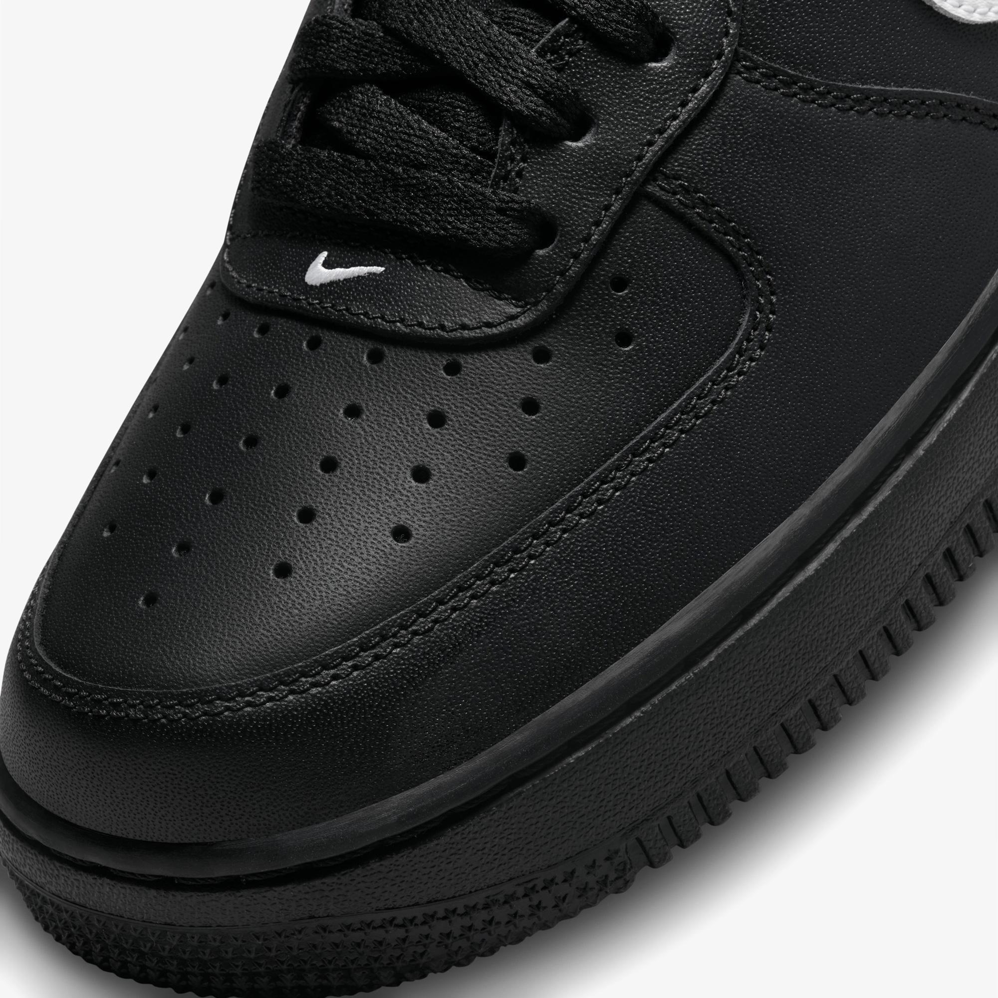Nike Air Force 1 '07 Erkek Siyah Spor Ayakkabı