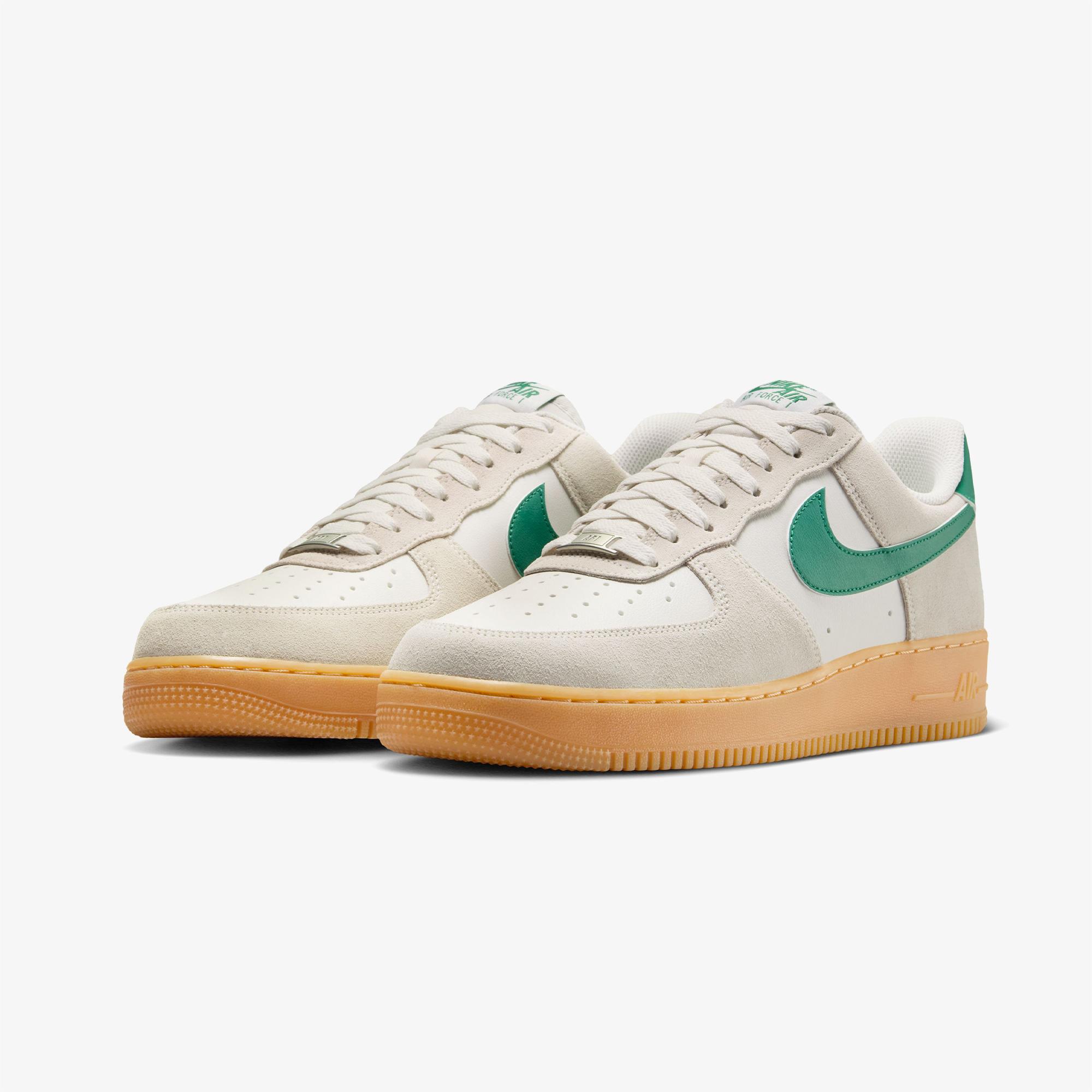 Nike Air Force 1 '07 LV8 Erkek Bej-Yeşil Spor Ayakkabı