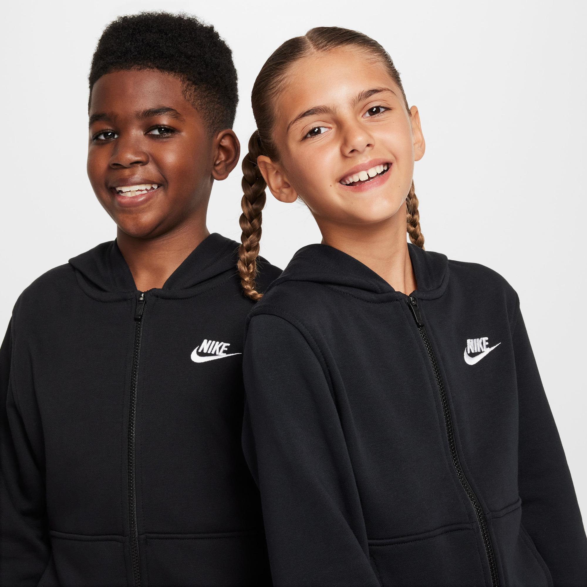 Nike Sportswear Club Fleece Çocuk Siyah Hoodie