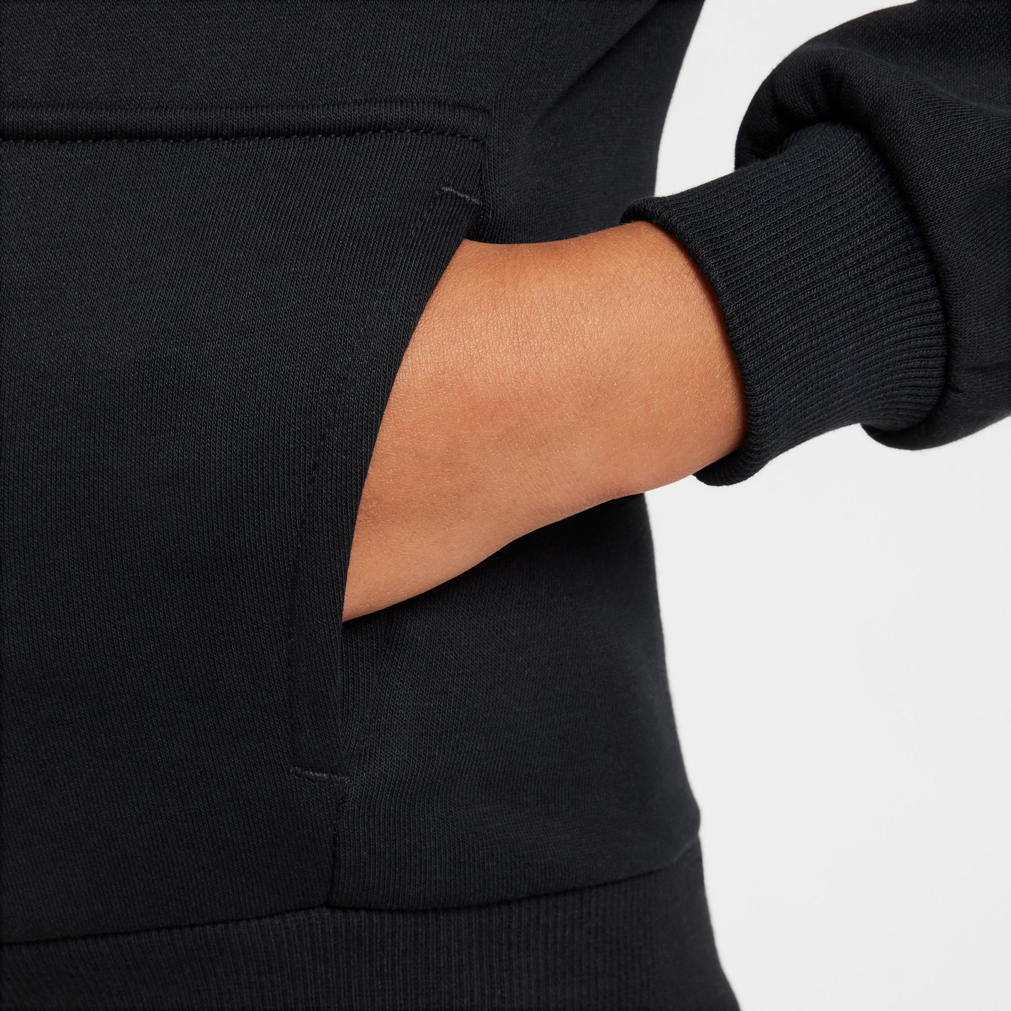 Nike Sportswear Club Fleece Çocuk Siyah Hoodie