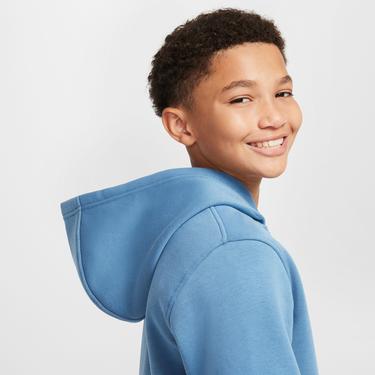  Nike Sportswear Club Fleece Çocuk Mavi Hoodie