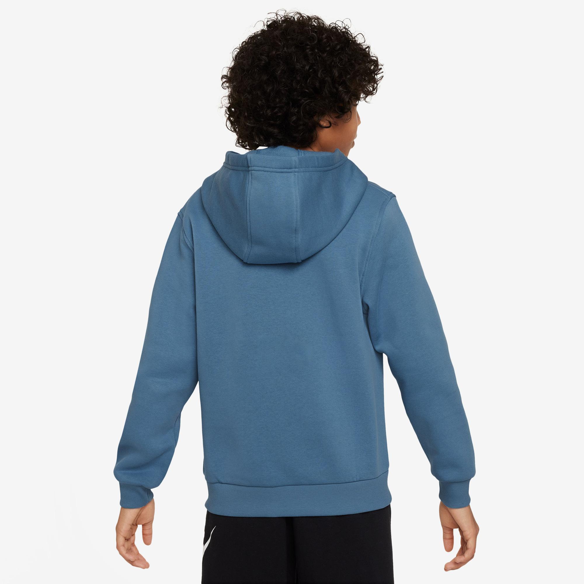 Nike Sportswear Club Fleece Çocuk Mavi Hoodie