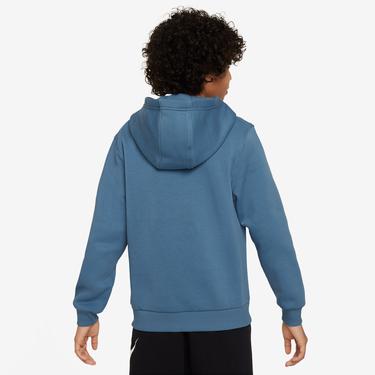  Nike Sportswear Club Fleece Çocuk Mavi Hoodie