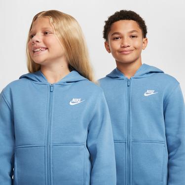  Nike Sportswear Club Fleece Çocuk Mavi Hoodie