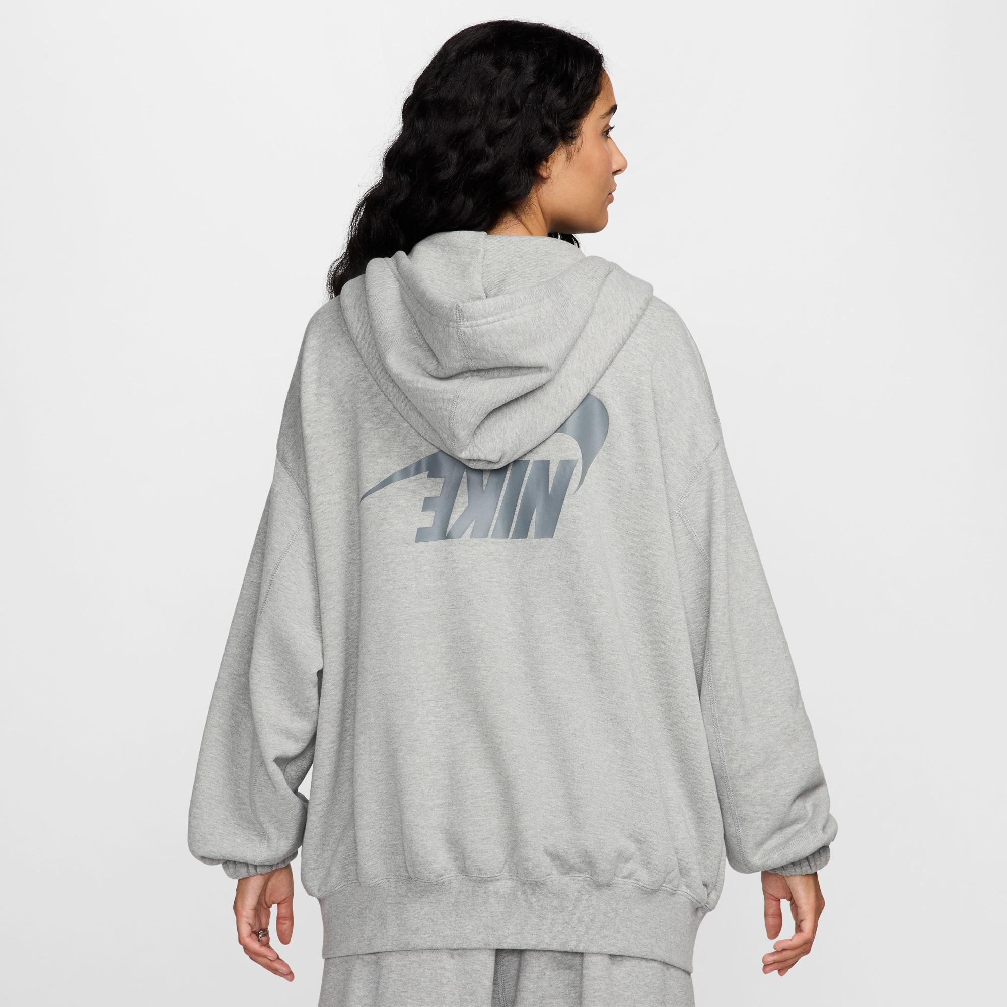Nike Sportswear Dance Kadın Gri Sweatshirt