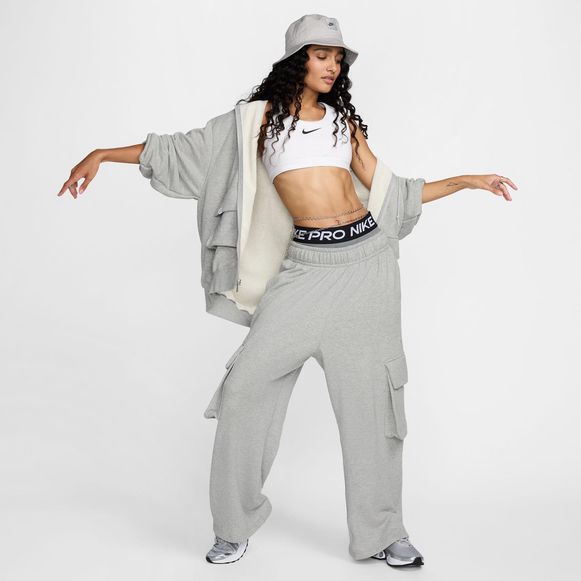 Nike Sportswear Dance Kadın Gri Sweatshirt