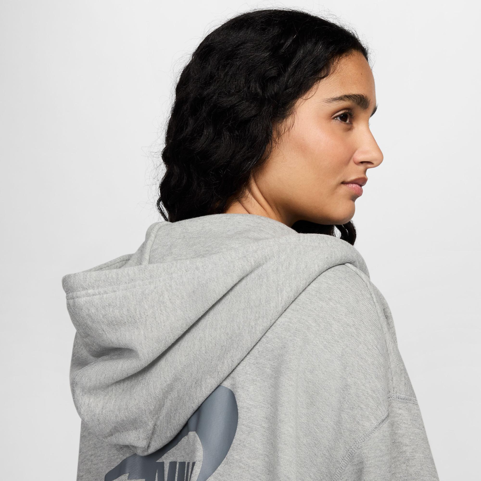 Nike Sportswear Dance Kadın Gri Sweatshirt