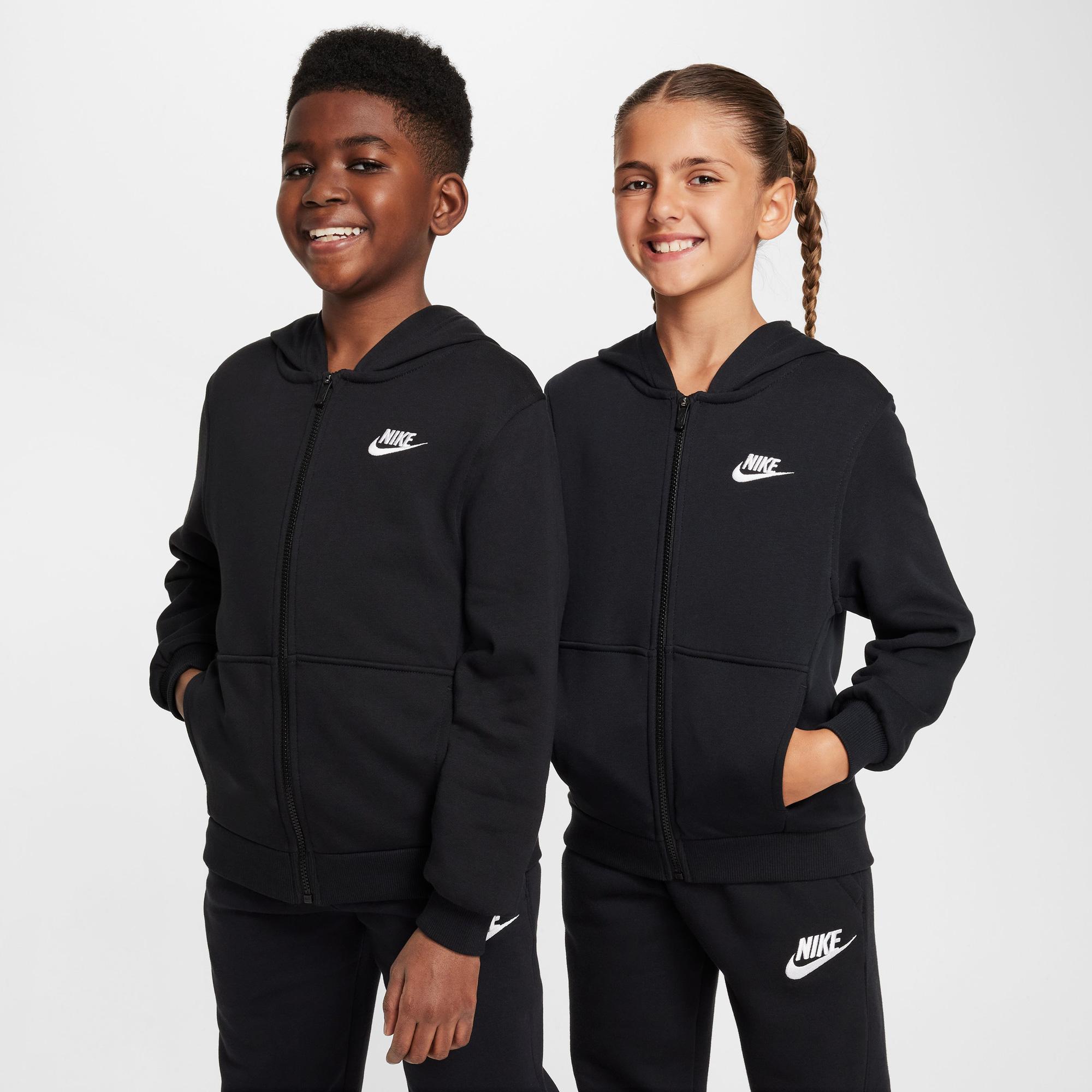 Nike Sportswear Club Fleece Çocuk Siyah Hoodie