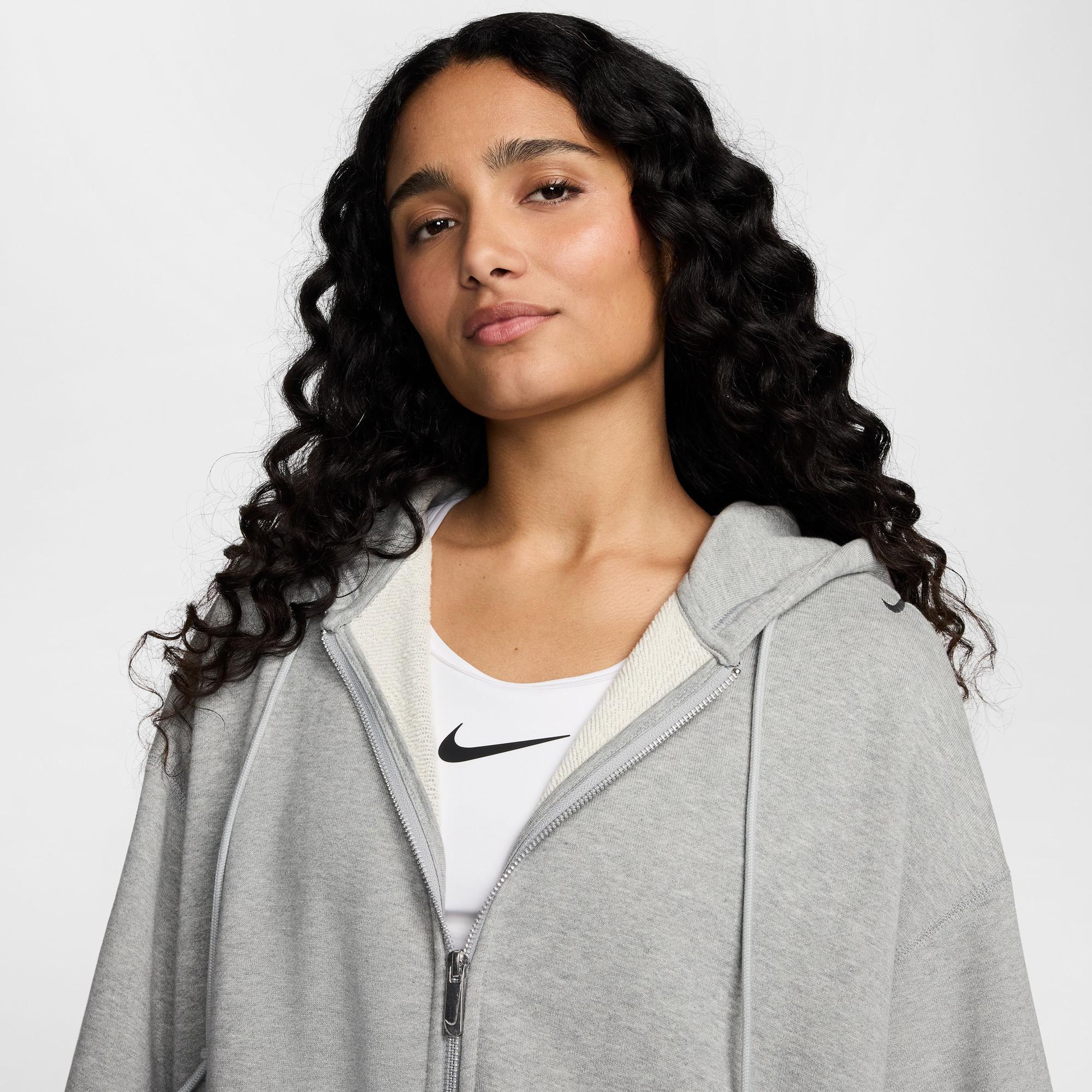 Nike Sportswear Dance Kadın Gri Sweatshirt